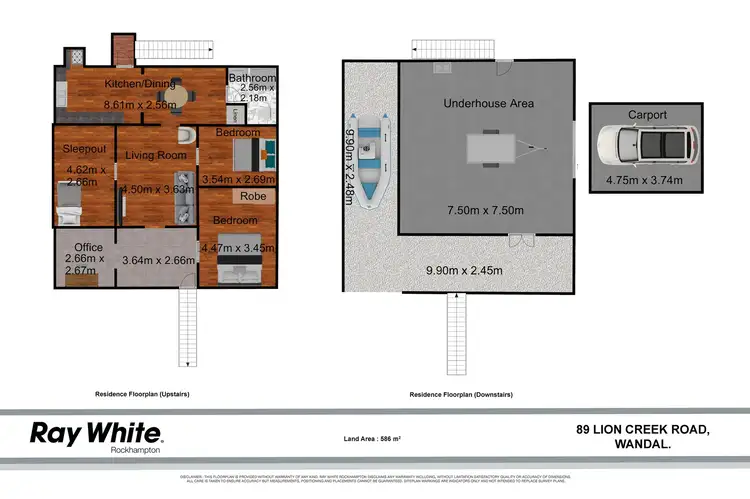 Floorplan of Homely house listing, 89 Lion Creek Road, Wandal QLD 4700