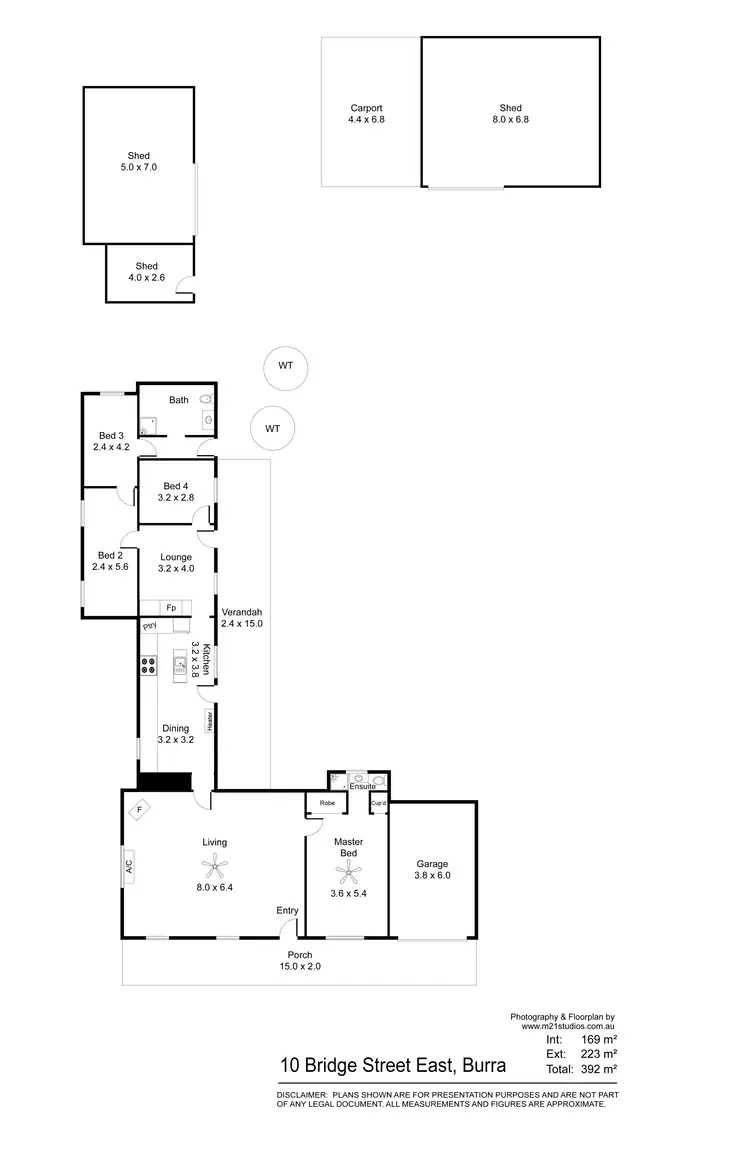Floorplan of Homely house listing, 10 Bridge Street East, Burra SA 5417