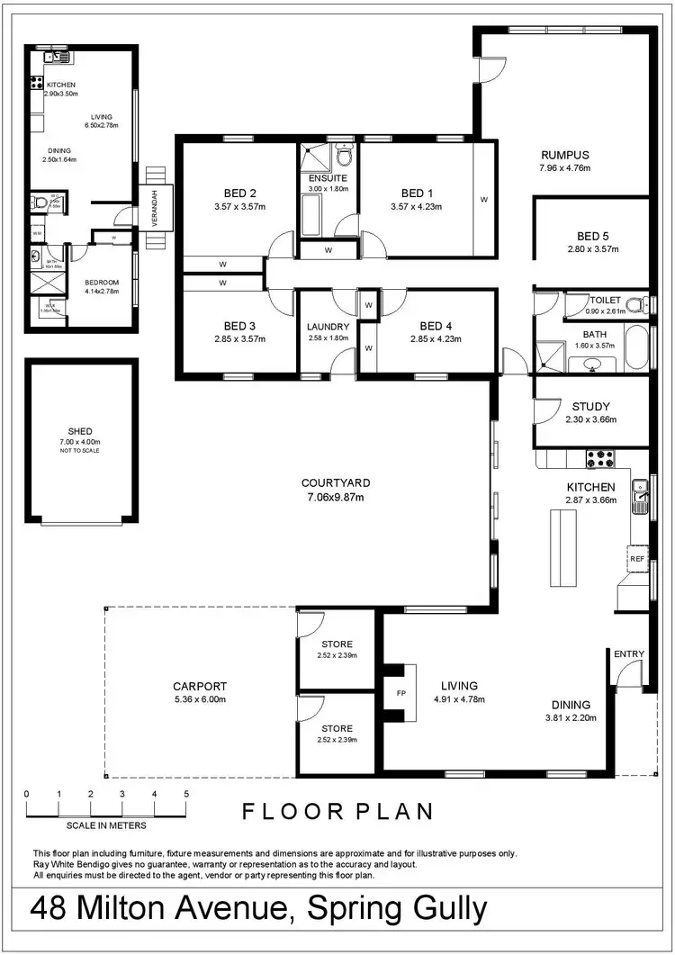 Floorplan of Homely house listing, 48 Milton Avenue, Spring Gully VIC 3550