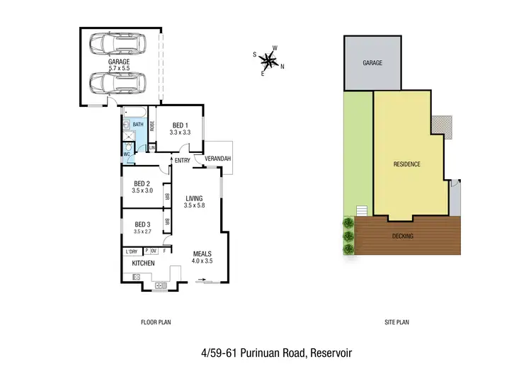 Floorplan of Homely house listing, 4/59-61 Purinuan Road, Reservoir VIC 3073