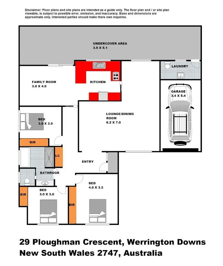 Floorplan of Homely house listing, 29 Ploughman Crescent, Werrington Downs NSW 2747