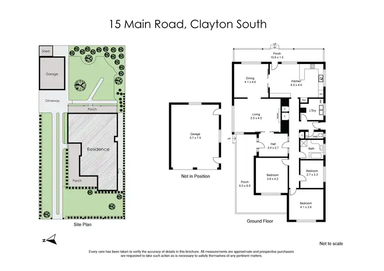 Floorplan of Homely house listing, 15 Main Road, Clayton South VIC 3169