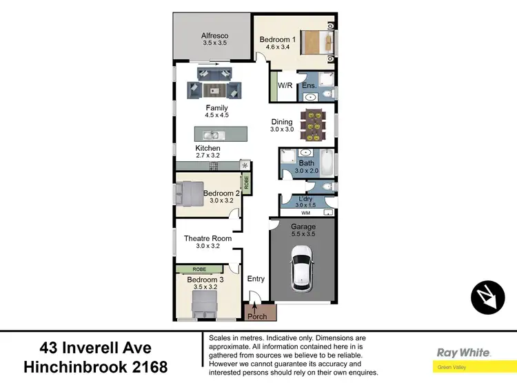 Floorplan of Homely house listing, 43 Inverell Avenue, Hinchinbrook NSW 2168