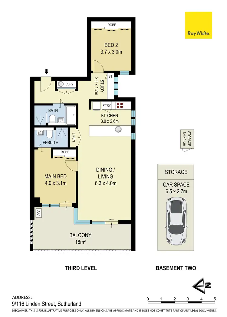 Floorplan of Homely apartment listing, 9/116 Linden Street, Sutherland NSW 2232