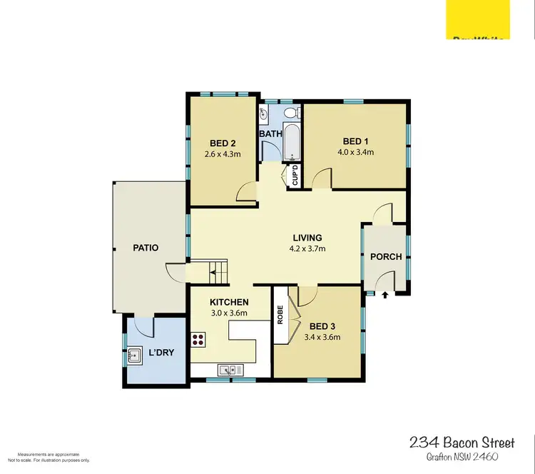 Floorplan of Homely house listing, 234 Bacon Street, Grafton NSW 2460
