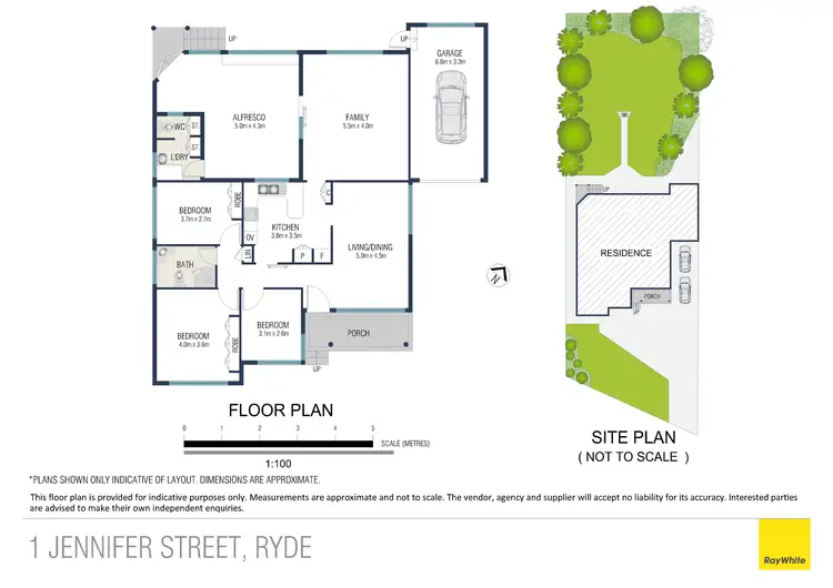 Floorplan of Homely house listing, 1 Jennifer Street, Ryde NSW 2112