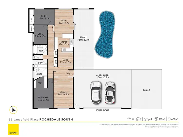 Floorplan of Homely house listing, 11 Lancefield Place, Rochedale South QLD 4123