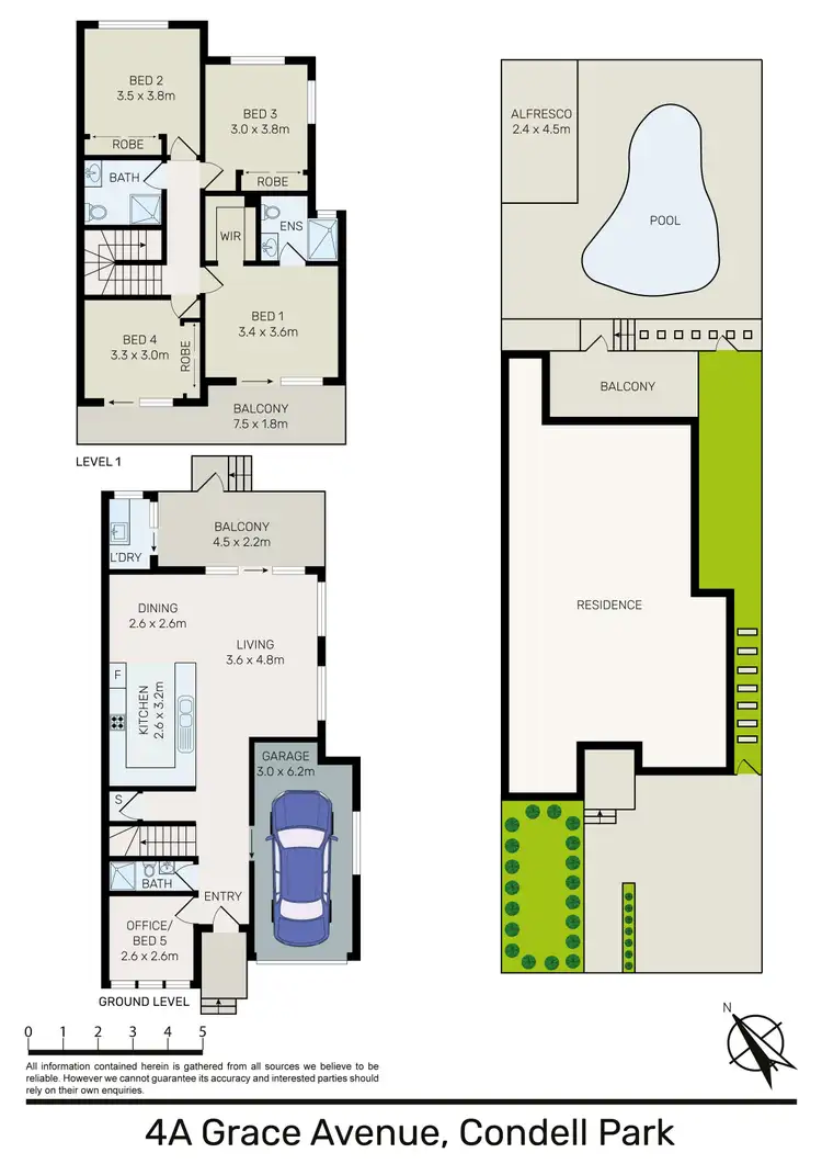 Floorplan of Homely house listing, 4A Grace Avenue, Condell Park NSW 2200