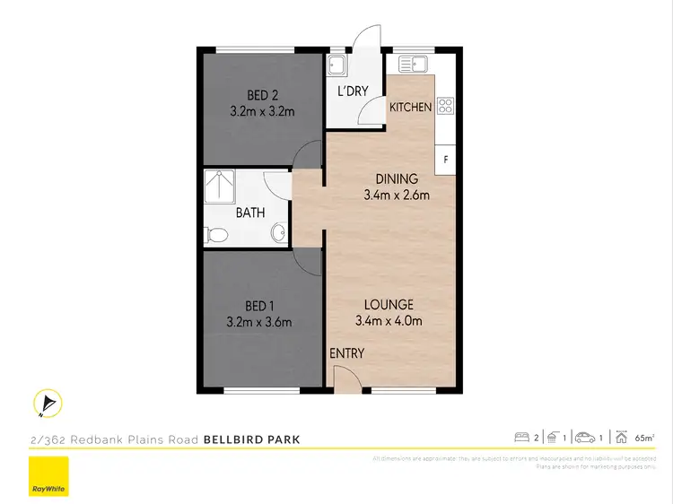 Floorplan of Homely unit listing, 2/362 Redbank Plains Road, Bellbird Park QLD 4300