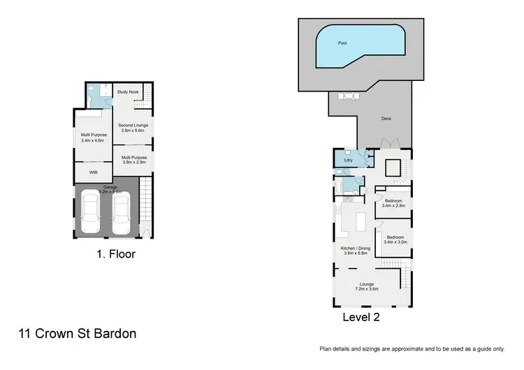 Floorplan of Homely house listing, 11 Crown Street, Bardon QLD 4065