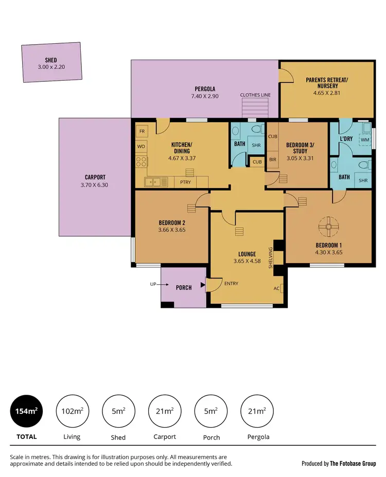 Floorplan of Homely house listing, 3 Aberfeldy Avenue, Woodville SA 5011