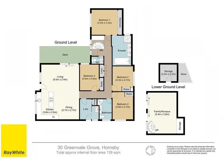 Floorplan of Homely house listing, 30 Greenvale Grove, Hornsby NSW 2077