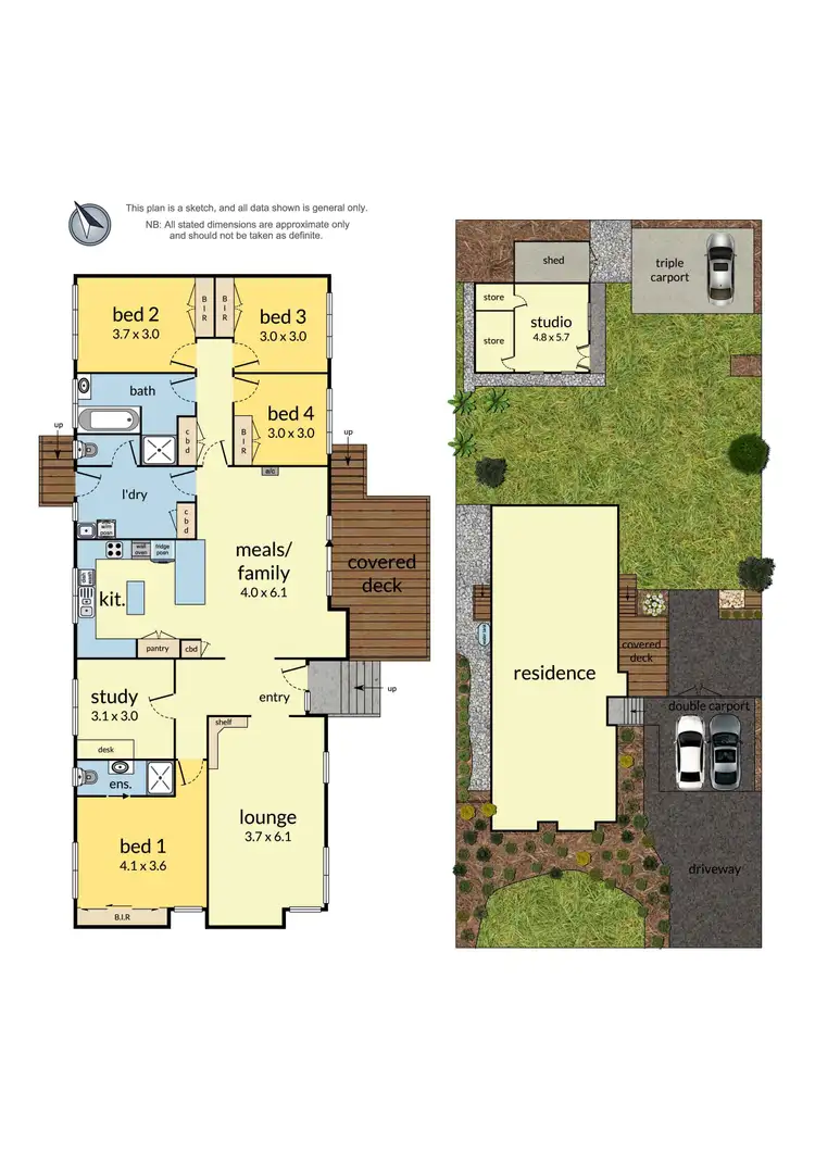Floorplan of Homely house listing, 14 Grant Drive, Bayswater North VIC 3153