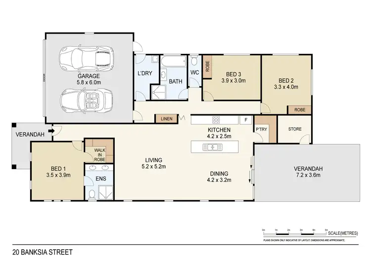 Floorplan of Homely house listing, 20 Banksia Street, Zuccoli NT 832