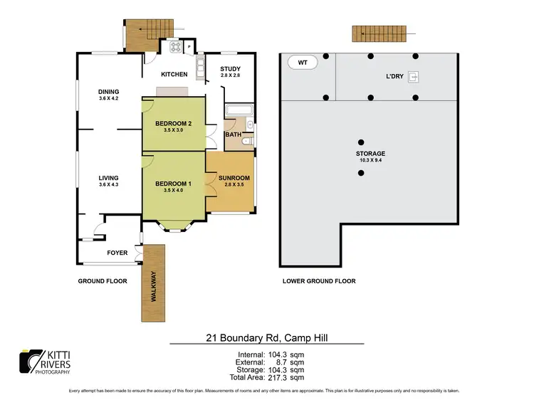 Floorplan of Homely house listing, 21 Boundary Road, Camp Hill QLD 4152