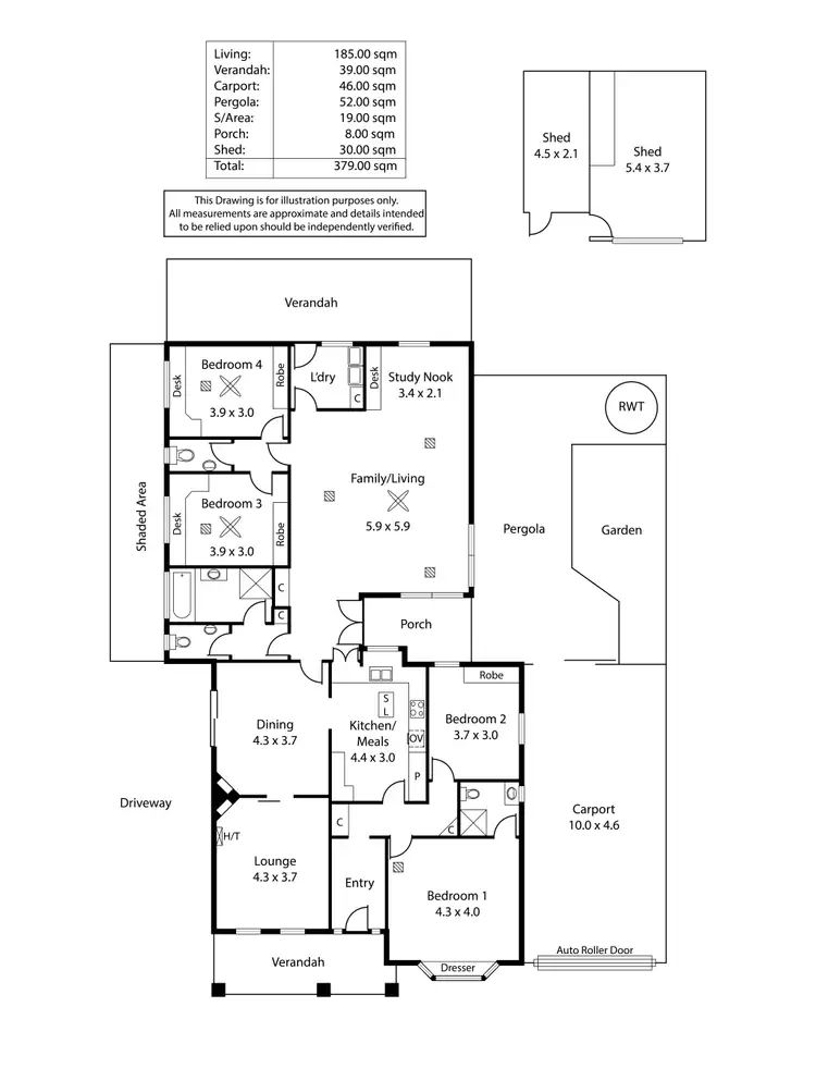 Floorplan of Homely house listing, 19 Pierson Street, Lockleys SA 5032