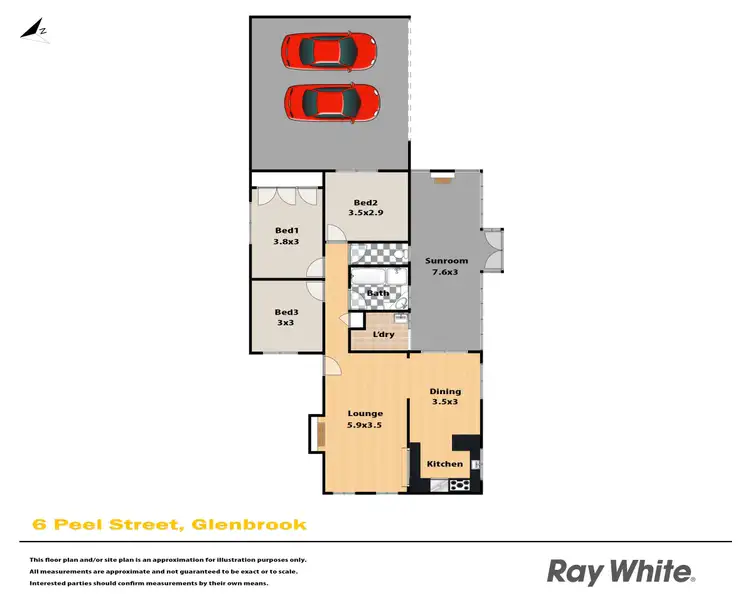 Floorplan of Homely house listing, 6 Peel Street, Glenbrook NSW 2773