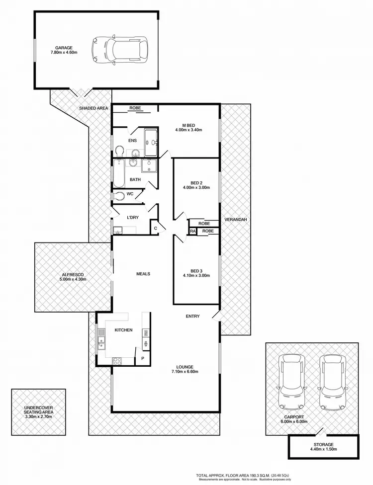 Floorplan of Homely house listing, 402 Halehaven Crescent, Lavington NSW 2641
