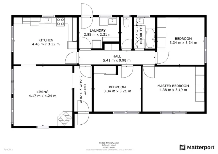 Floorplan of Homely house listing, 11 McAdam Court, Swan Hill VIC 3585