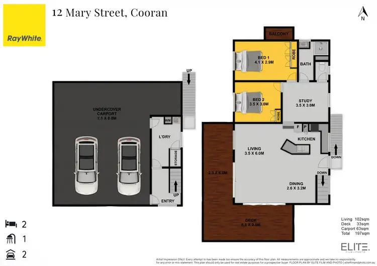 Floorplan of Homely house listing, 12 Mary Street, Cooran QLD 4569