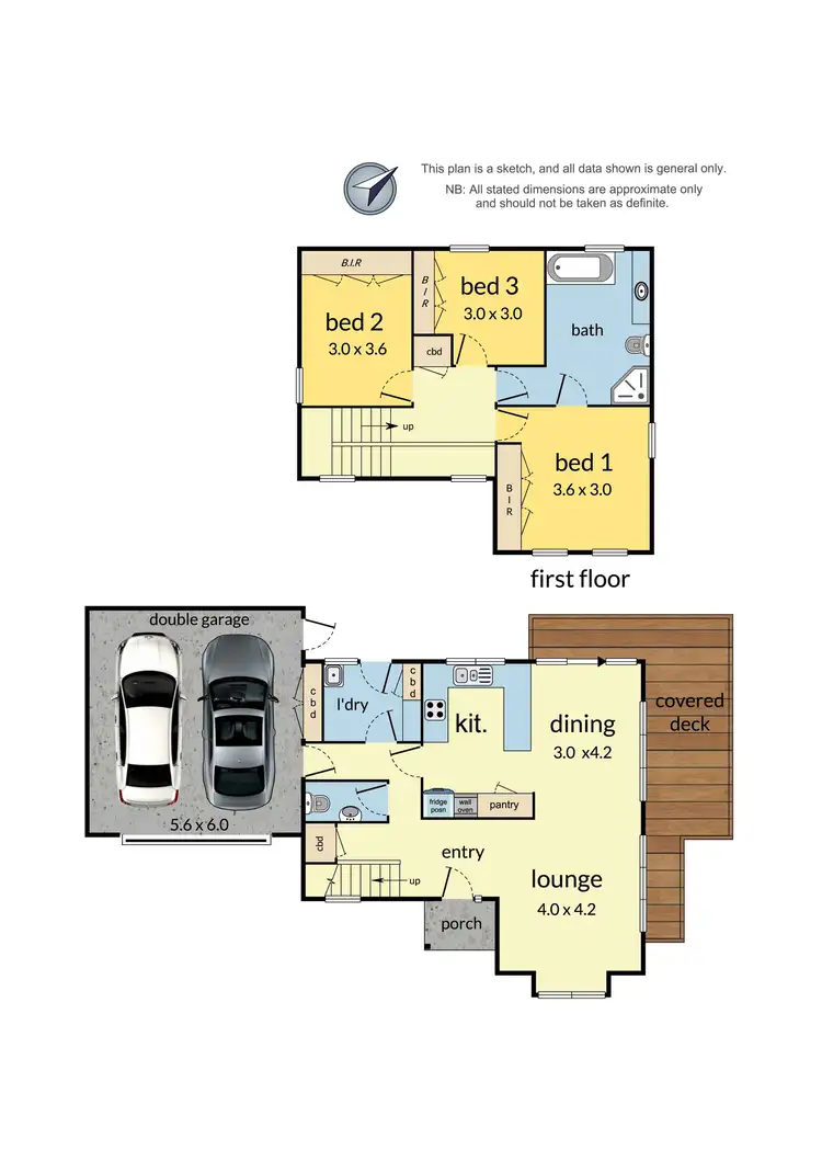 Floorplan of Homely townhouse listing, 3/11-13 Ross Road, Croydon VIC 3136