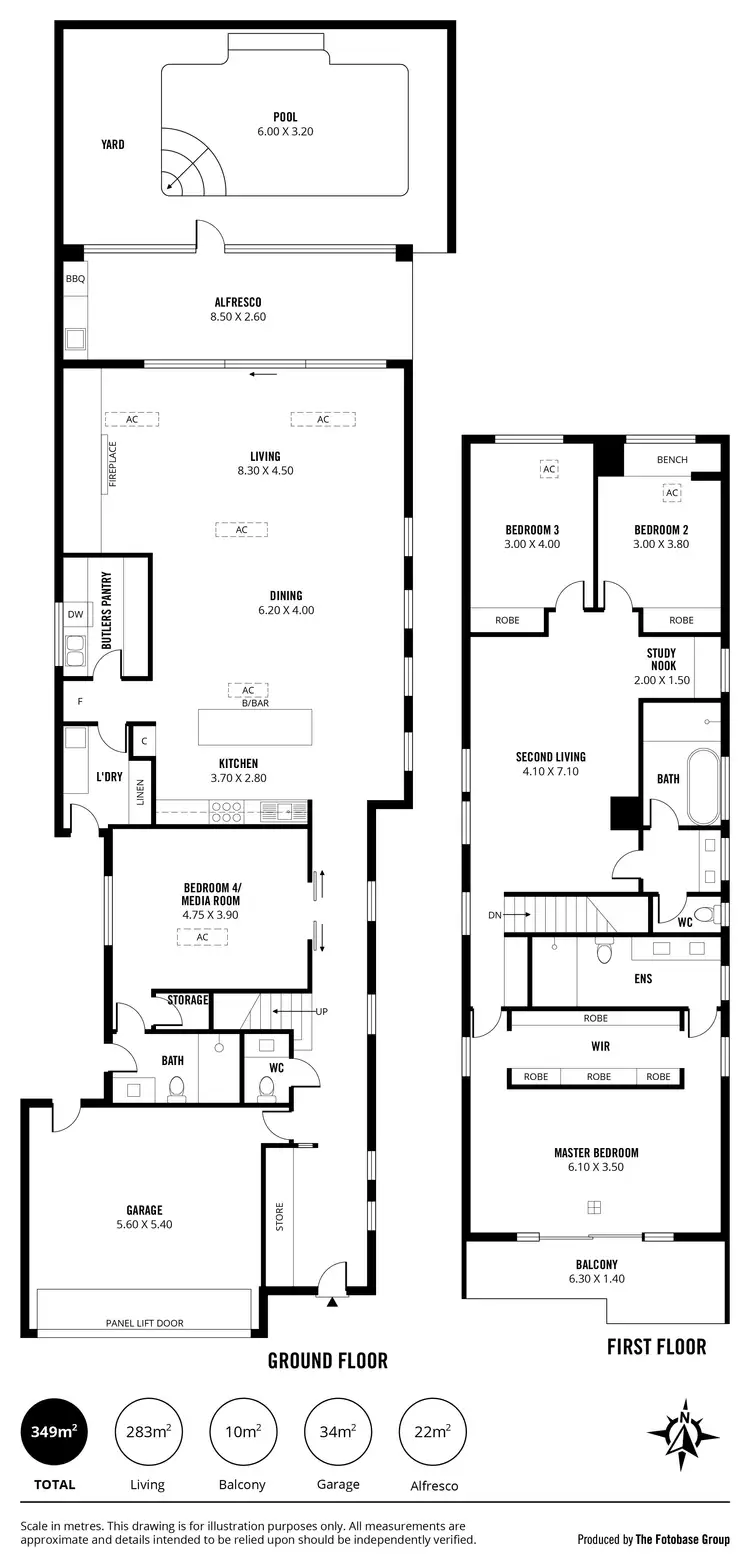 Floorplan of Homely house listing, 6a Hector Street, West Beach SA 5024