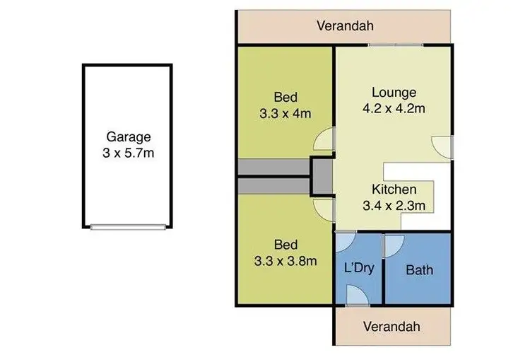Floorplan of Homely unit listing, 3/4 Jacob Street, Tea Gardens NSW 2324