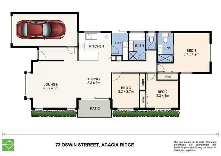 Floorplan of Homely house listing, 73 Oswin Street, Acacia Ridge QLD 4110