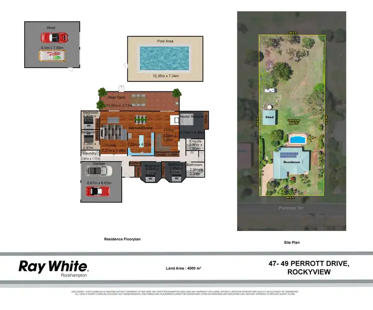 Floorplan of Homely house listing, 47 Perrott Drive, Rockyview QLD 4701