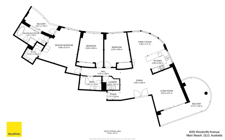 Floorplan of Homely apartment listing, 8/29-39 Woodroffe Avenue, Main Beach QLD 4217