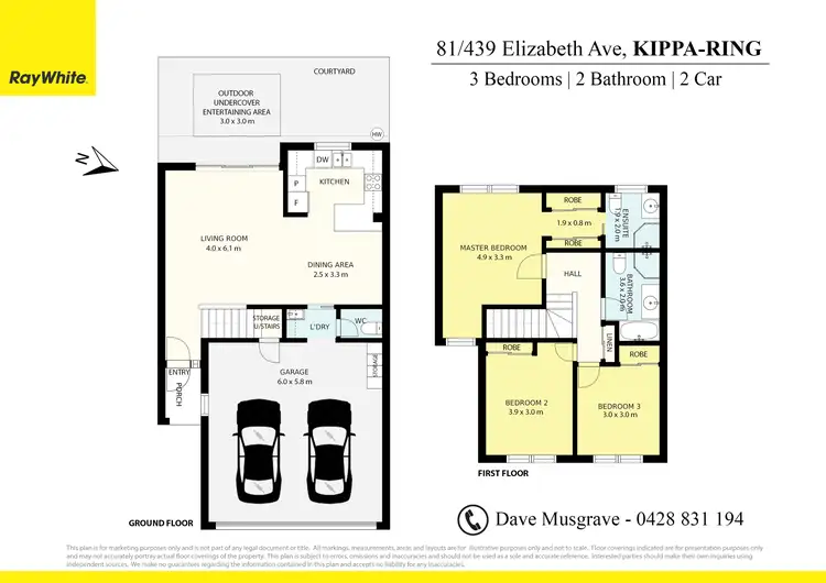 Floorplan of Homely townhouse listing, 81/439 Elizabeth Avenue, Kippa-Ring QLD 4021