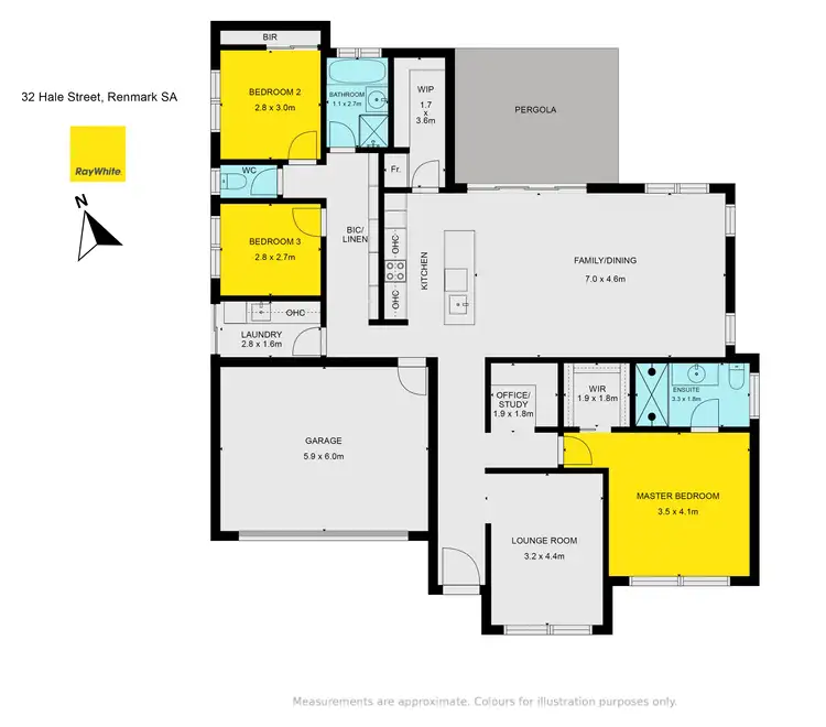 Floorplan of Homely house listing, 32 Hale Street, Renmark SA 5341