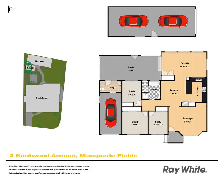 Floorplan of Homely house listing, 2 Knotwood Avenue, Macquarie Fields NSW 2564