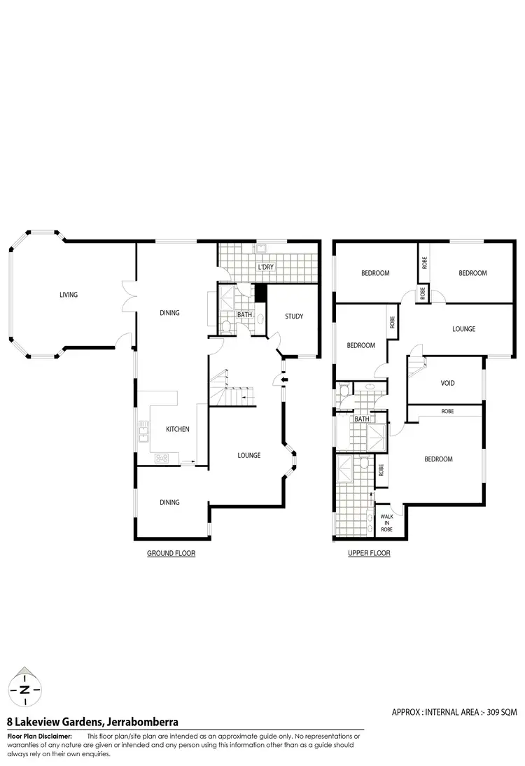 Floorplan of Homely house listing, 8 Lakeview Gardens, Jerrabomberra NSW 2619