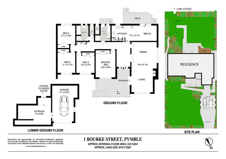 Floorplan of Homely house listing, 1 Bourke Street, Pymble NSW 2073