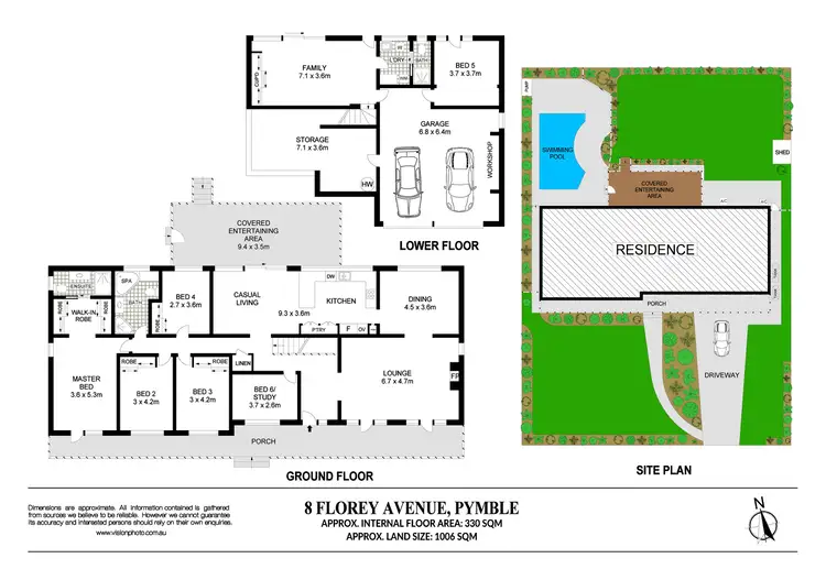 Floorplan of Homely house listing, 8 Florey Avenue, Pymble NSW 2073