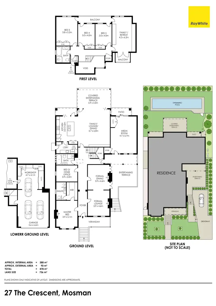 Floorplan of Homely house listing, 27 The Crescent, Mosman NSW 2088