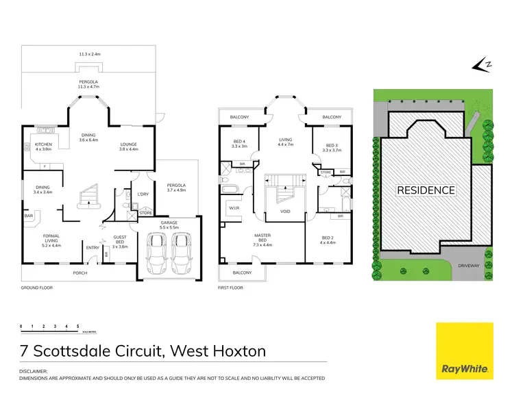 Floorplan of Homely house listing, 7 Scottsdale Circuit, West Hoxton NSW 2171