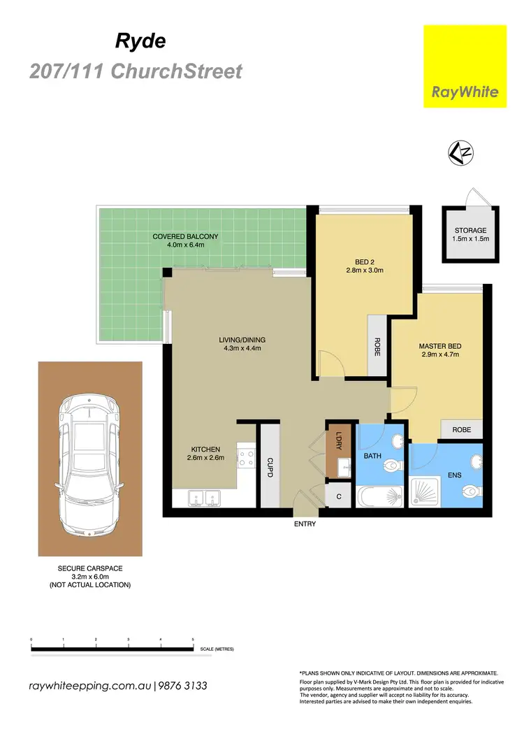 Floorplan of Homely apartment listing, 207/111 Church Street, Ryde NSW 2112