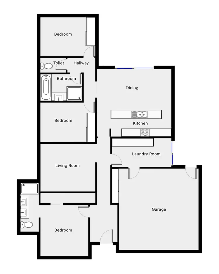 Floorplan of Homely house listing, 26 Palm Springs Drive, Mildura VIC 3500