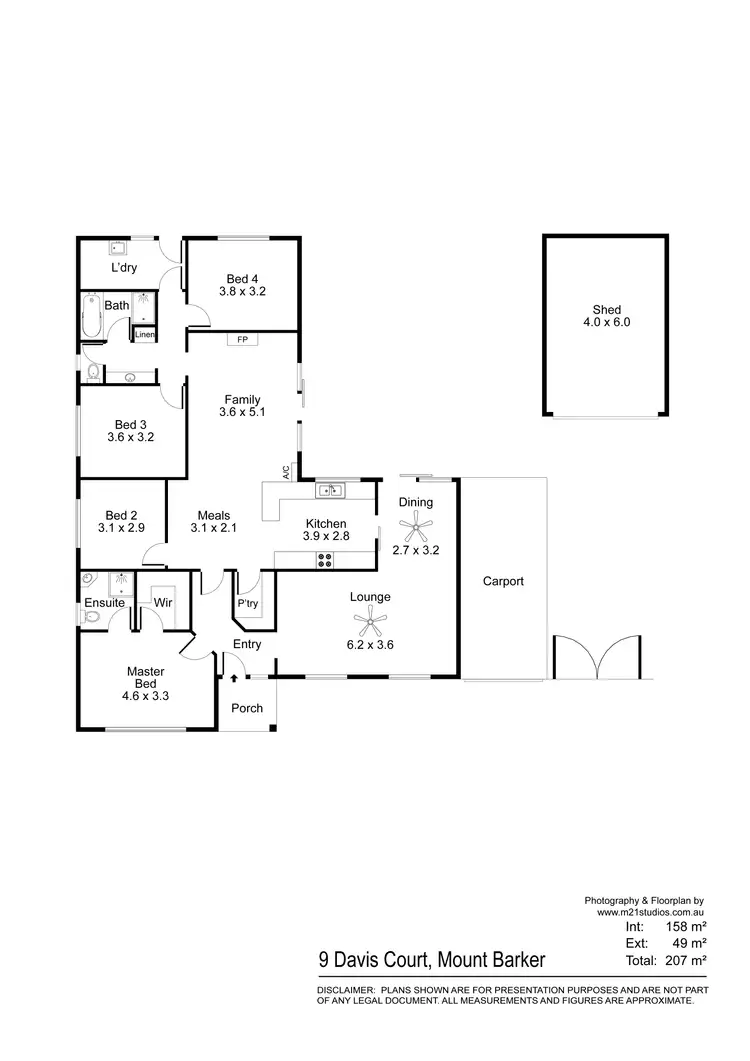 Floorplan of Homely house listing, 9 Davis Court, Mount Barker SA 5251