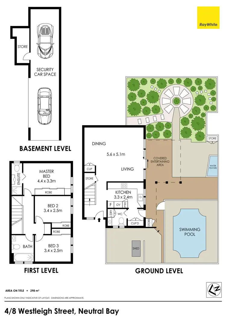 Floorplan of Homely apartment listing, 4/8 Westleigh Street, Neutral Bay NSW 2089