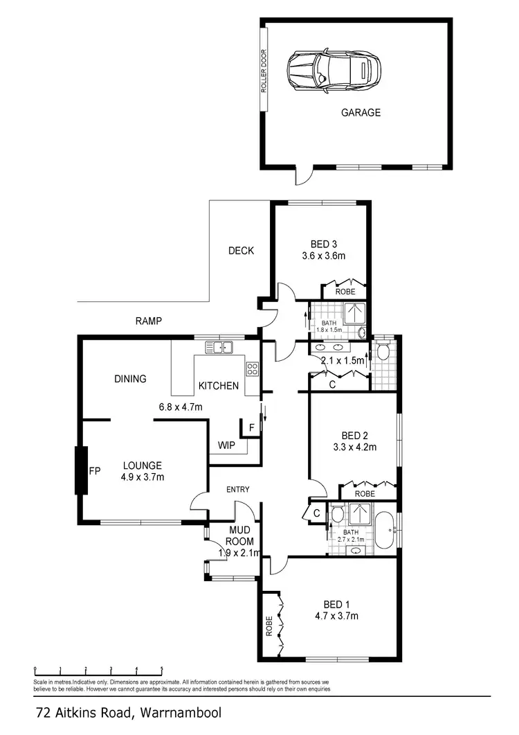 Floorplan of Homely house listing, 72 Aitkins Road, Warrnambool VIC 3280