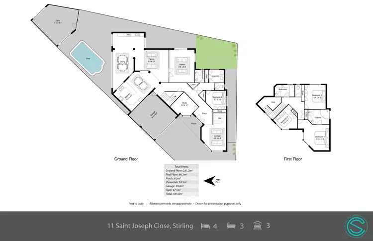 Floorplan of Homely house listing, 11 St Joseph Close, Stirling WA 6021