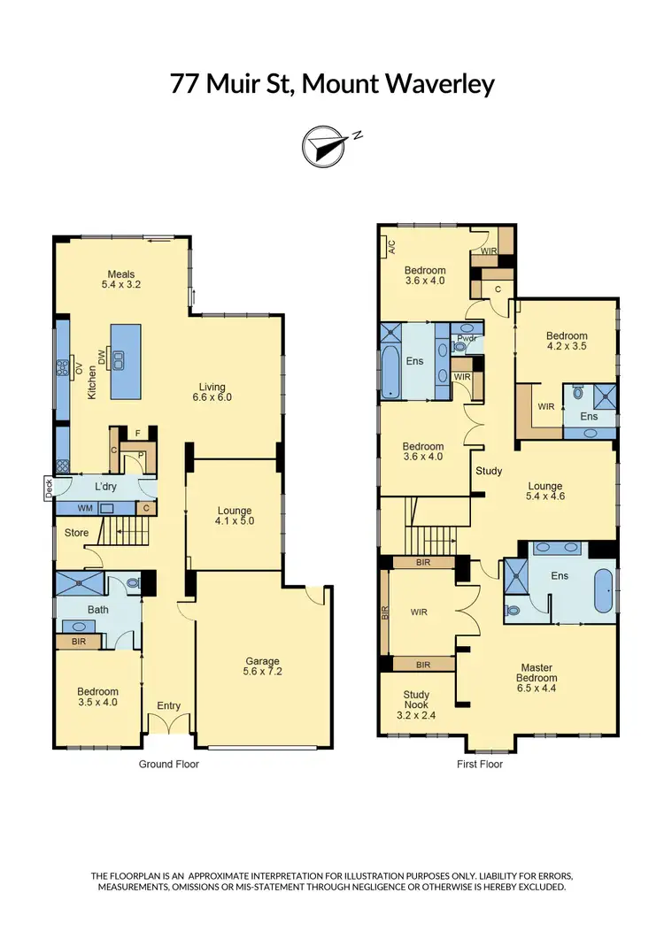 Floorplan of Homely house listing, 77 Muir Street, Mount Waverley VIC 3149