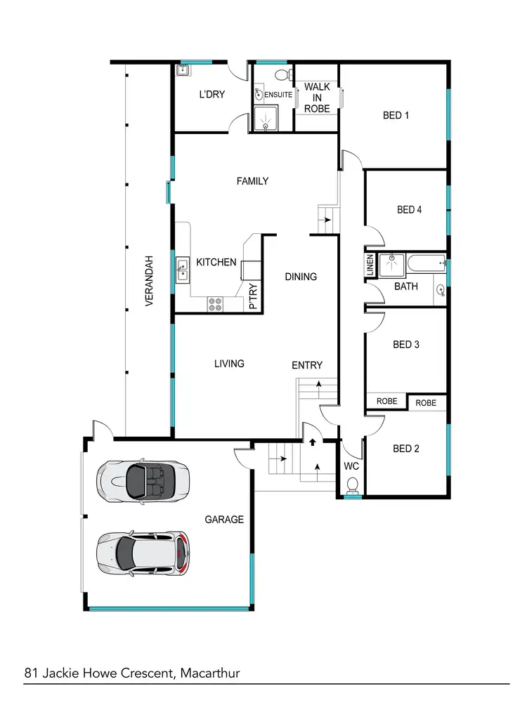 Floorplan of Homely house listing, 81 Jackie Howe Crescent, Macarthur ACT 2904