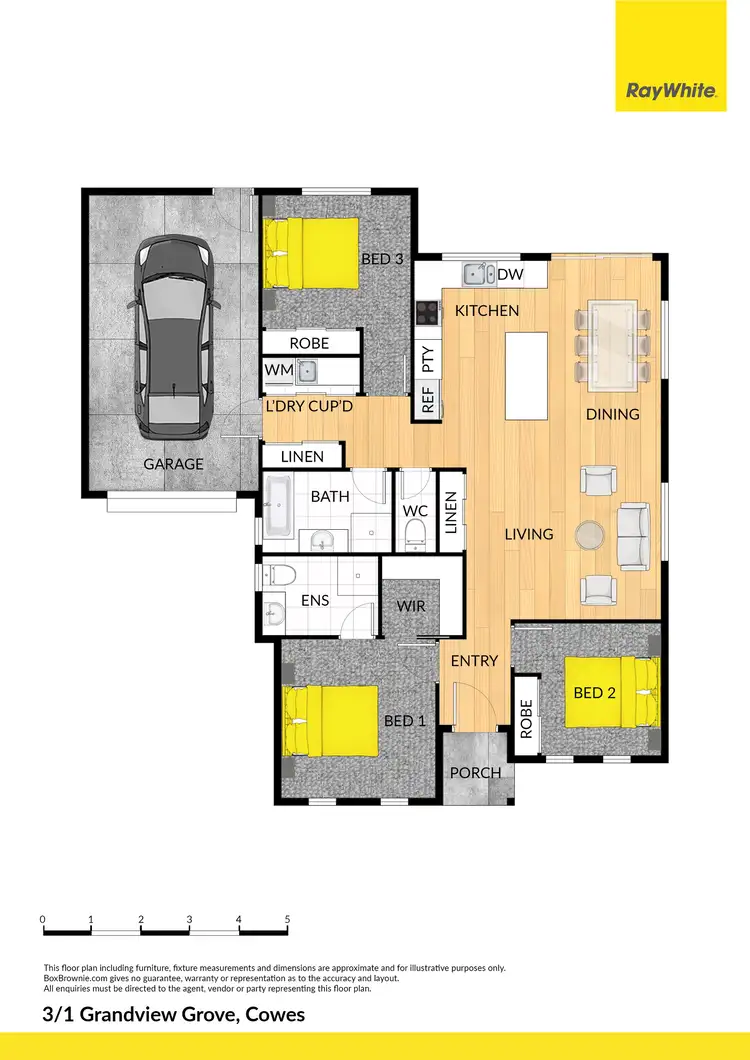 Floorplan of Homely house listing, 3/1 Grandview Grove, Cowes VIC 3922