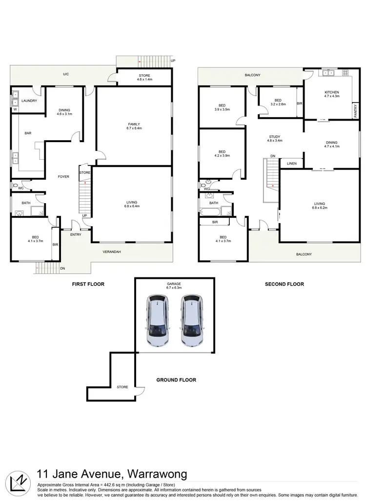 Floorplan of Homely house listing, 11 Jane Avenue, Warrawong NSW 2502