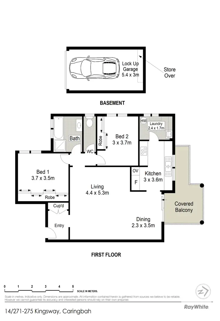 Floorplan of Homely unit listing, 14/271-275 Kingsway, Caringbah NSW 2229