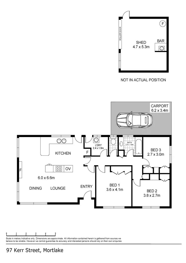 Floorplan of Homely house listing, 97 Kerr Street, Mortlake VIC 3272